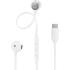 JBL TUNE 305C USB Wired Hi-Res Headphones, 12.5 mm Dynamic Driver, EQ Presets Control, Tangle-free Flat Cable, 20Hz-40 kHz Frequency Response, Built-in Mic, USB-C Connectivity, White